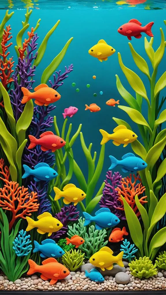 colorful freshwater aquarium fish
