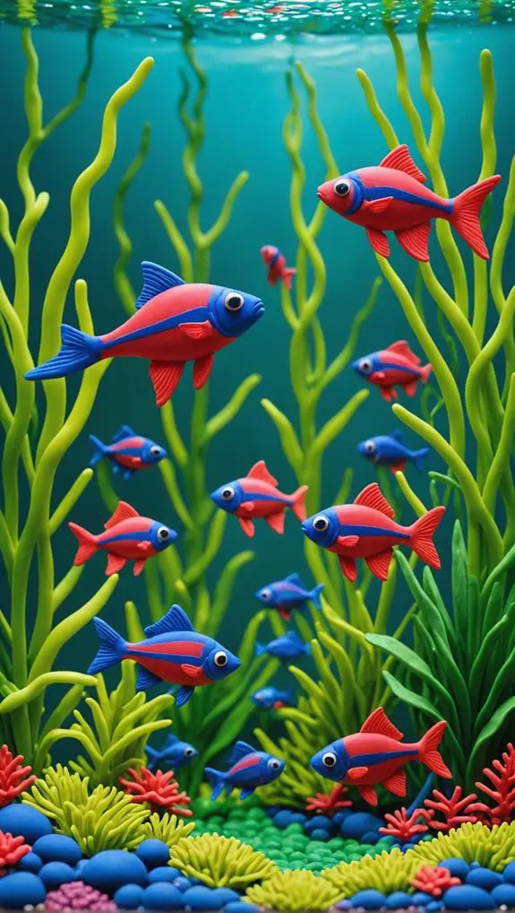 colorful freshwater aquarium fish