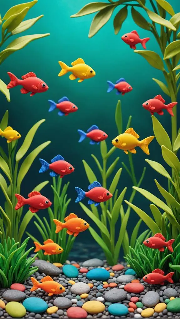 colorful freshwater aquarium fish