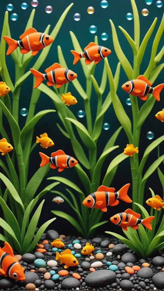 colorful freshwater aquarium fish