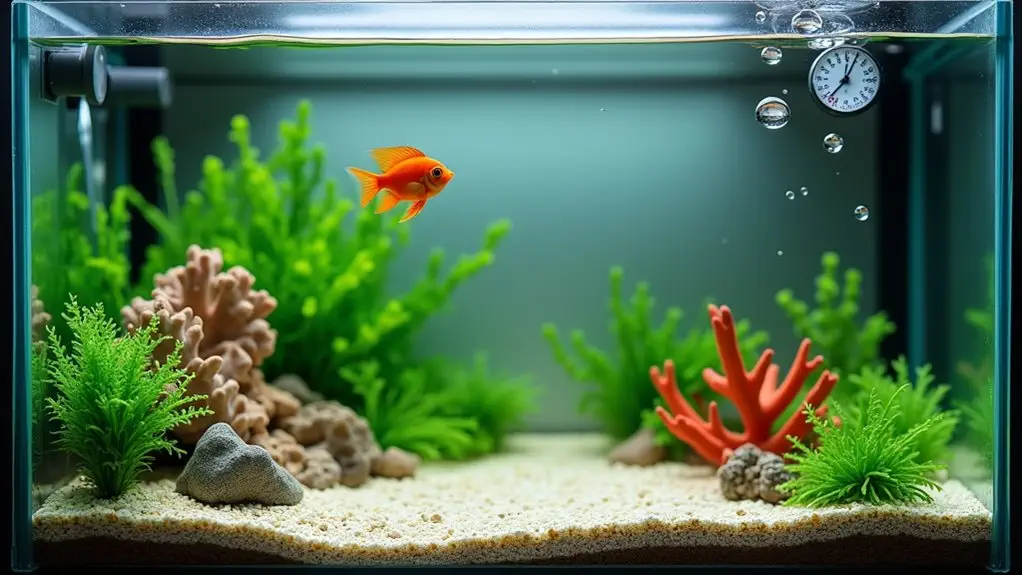 regular fish tank maintenance