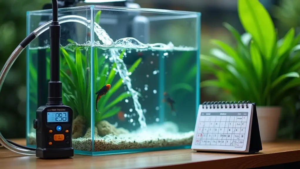 aquarium water change guidelines