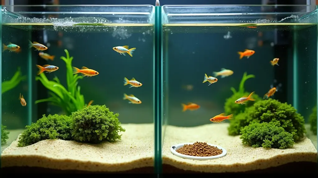fry growth and care