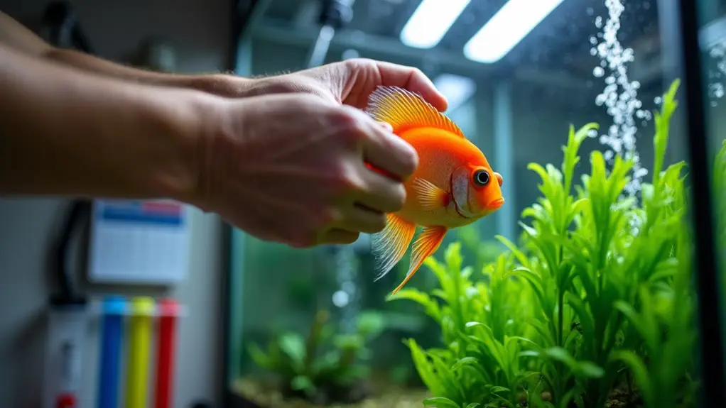 monitor aquatic life carefully