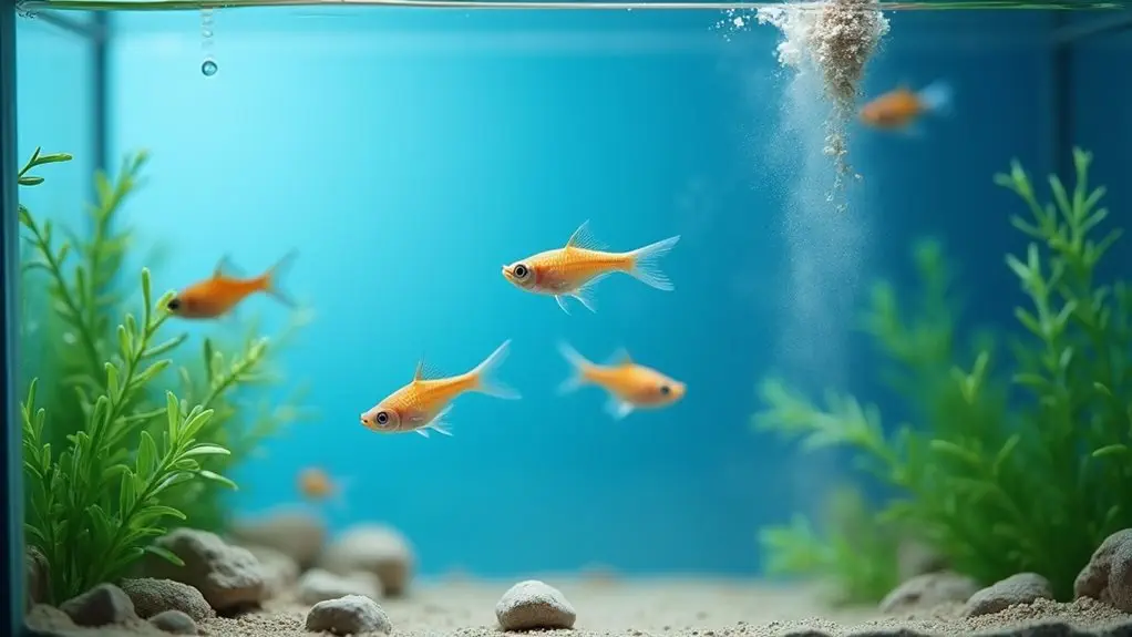 nurturing baby fish fry