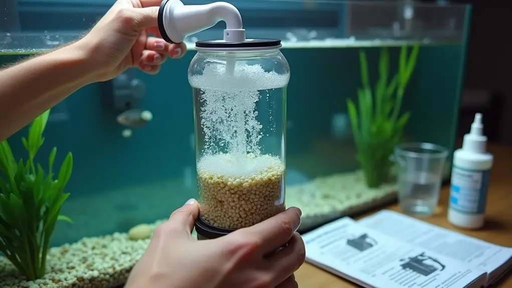 prepare the filtration system